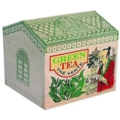 Чай зелений Mlesna в дерев'яному будиночку 150 г - фото 1