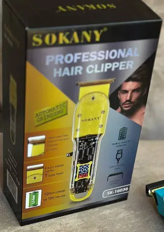 Триммер Sokany SK-16036 триммер для лица и тела аккумулятор Голубой 5 Вт - фото 5