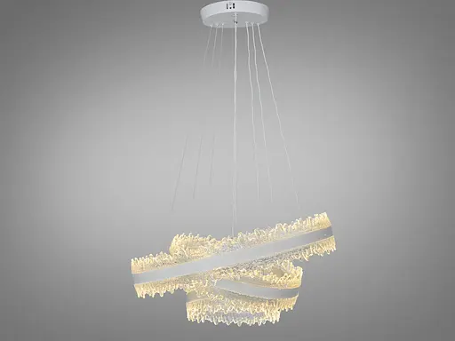 Люстра LED подвесная черная 140Вт пульт до 25м² - фото 4