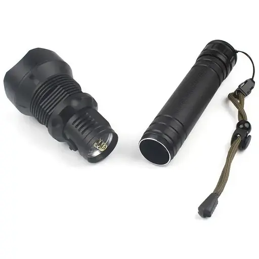 Фонарь большой ручной Bailong 800 м 2000Lm с Zoom XANES 1282 XHP70 в кейсе