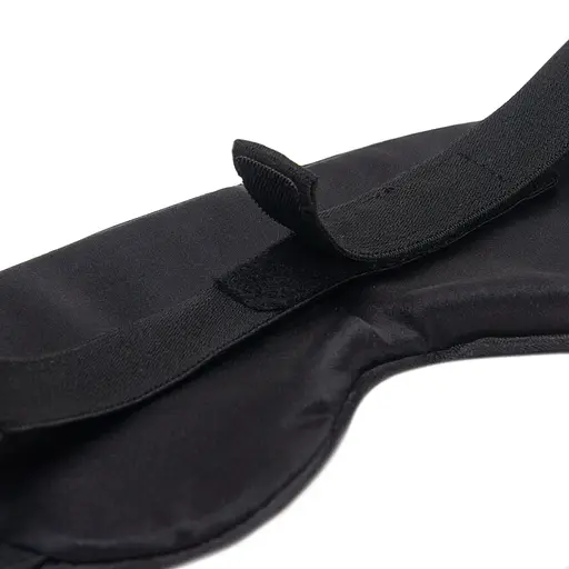 Маска для сна шелк «Чумацький Шлях» с нескользящей резинкой и охлаждающим гелевым вкладышем в Подарочной упаковке Хаки (1117-02) - фото 2