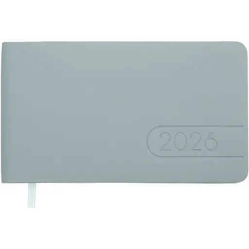 Еженедельник датированный Buromax Light Morandi 2026 153 x 87 мм искусственная кожа светло-синий (BM.2910-30)