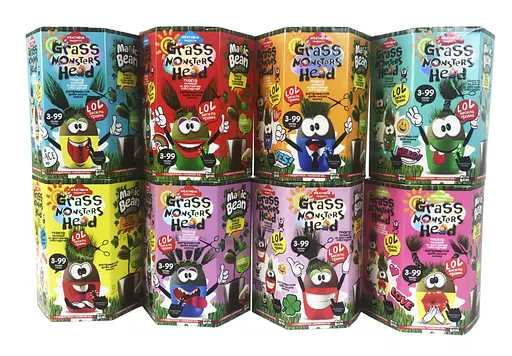 Набір креативної творчості Grass Monsters Head (українською), Danko Toys - фото 10