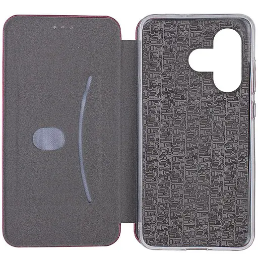 Чехол-книжка Epik кожаный Classy для Xiaomi Redmi 13 4G/Poco M6 4G Бордовый - фото 4