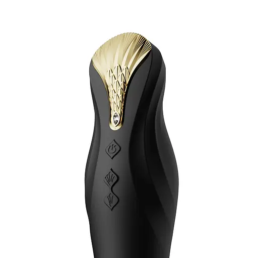 Вібратор Zalo King Vibrating Thruster 30.2 см чорний - фото 6
