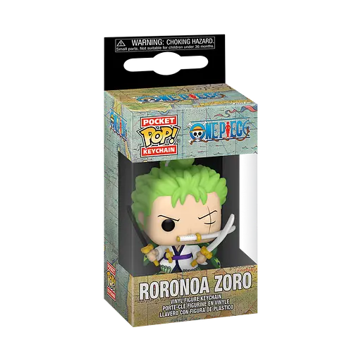 Брелок Funko Pop Keychain One Piece Roronoa Zoro Ван Пис Ророноа Зоро 4 см K ОР - фото 3
