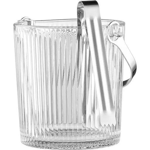 Відро для льоду Ardesto Iceberg зі щипцями 980 мл прозорий (AR5045) - фото 2