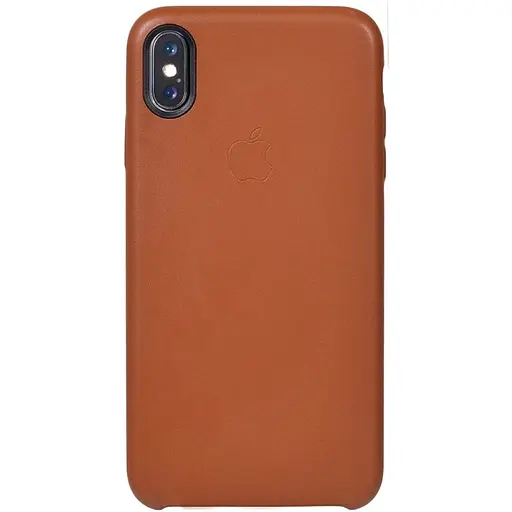 Чехол-накладка Toto Leather Case Apple iPhone XS Max Brown - фото 1