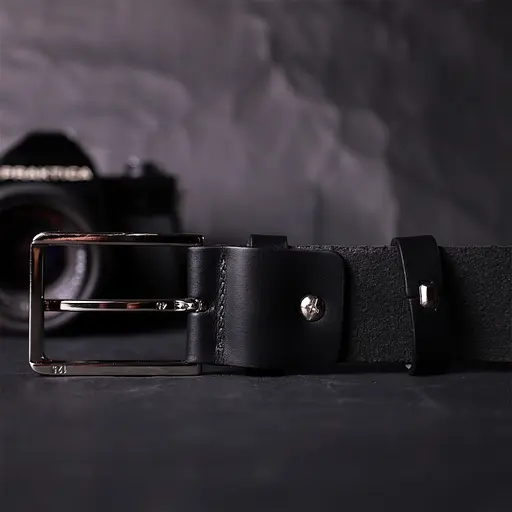 Ремінь шкіряний Grande Pelle чоловічий 3,4х120 см acs0026897 - фото 7