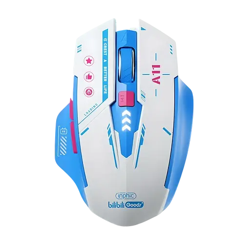 Мышь INPHIC A11 White-Blue