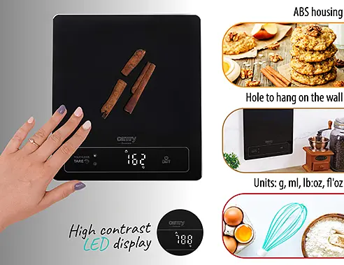 Кухонні ваги Camry CR 3175 max 15 кг безконтактна тара - фото 2