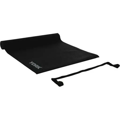 Коврик (мат) для фитнеса и йоги York Fitness 0,3см черный - фото 3