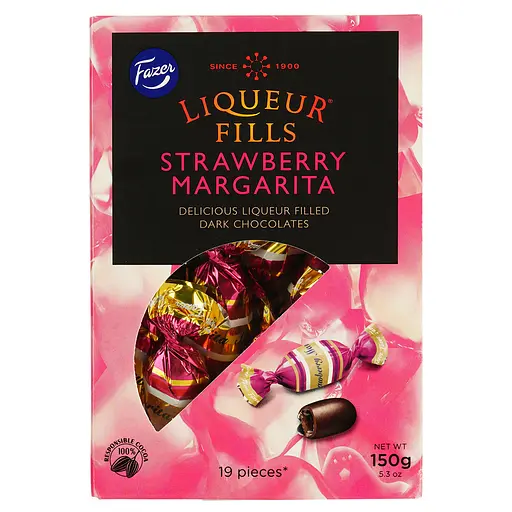 Конфеты Fazer Liqueur Fills Клубничная Маргарита 150 г 