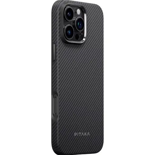 Чохол для телефону Pitaka Military-Grade Protective Case Twill 600D для Apple iPhone 16 Pro Black/Grey KI1601PPA (132154) - фото 2