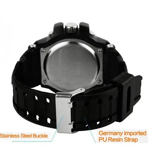 Чоловічий наручний годинник Skmei Resist 0990 Чорний - фото 6