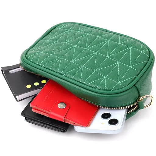 Сумка для женщин Vintage из натуральной кожи 20х14х7 см sum0027607 - фото 9