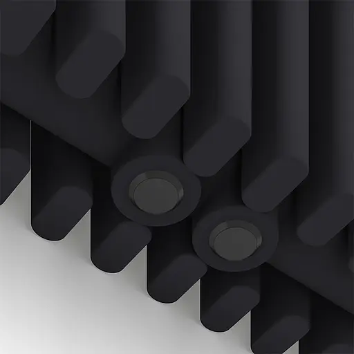 Радіатор дизайнерський Ideale Giulia 12 16/1800/448 чорний, Чорний - фото 3