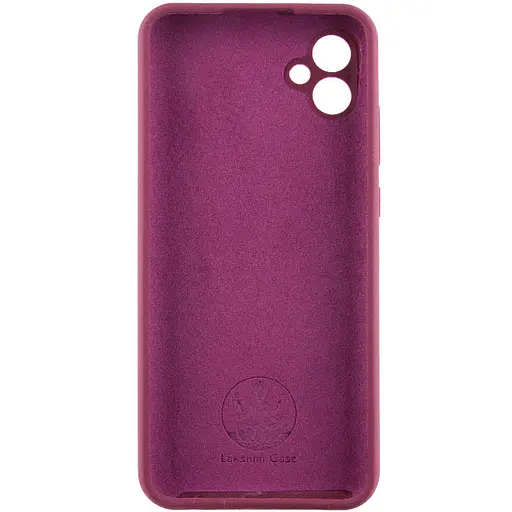 Чохол Lakshmi Silicone Cover Full Camera AAA для Samsung Galaxy A06 Бордовий/Plum - фото 3