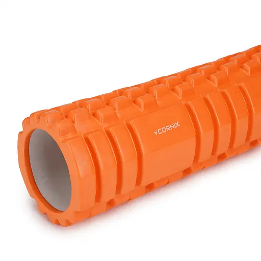 Масажний ролик Cornix EVA 45 x 14 см (валик, ролер) XR-0041 Orange - фото 2