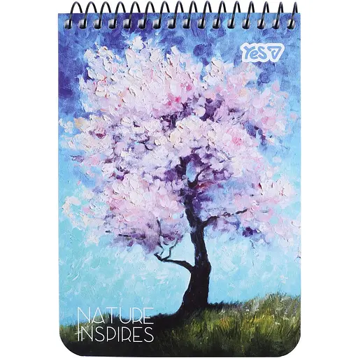 Зошит для записів Yes Nature inspires А6 в клітинку 80 аркушів (152267)