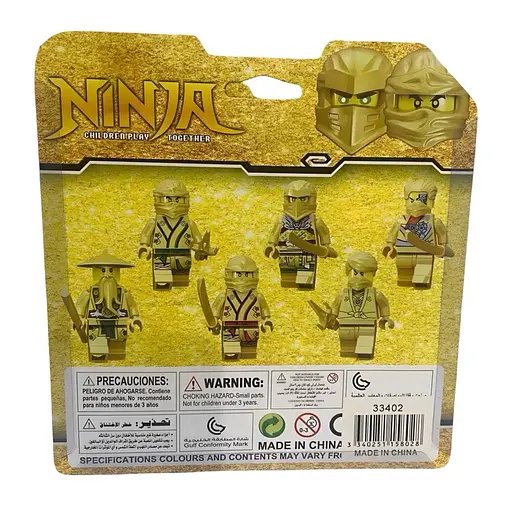 Колекційний набір ігрових фігурок "Ніндзяго" з 6 героїв - фото 6