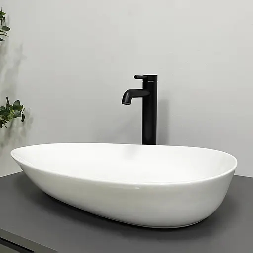 Умивальник VBI Trento 60 white накладний VBI-011904, Білий - фото 2