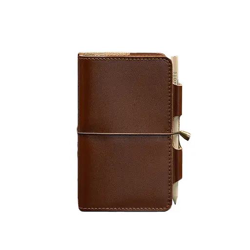 Шкіряний блокнот (Софт-бук) 3.0 світло-коричневий - фото 7