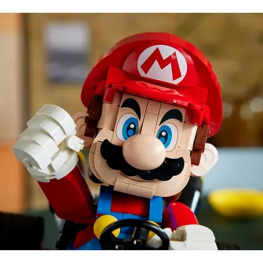 Конструктор LEGO Супер Mario Kart: Марио в стандартной карте 1972 детали (72037) - фото 7