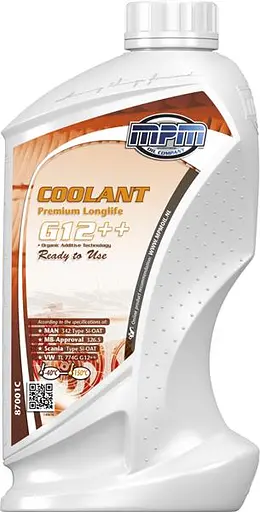 Антифриз MPM G12++ -40C червоний 1л (87001C)