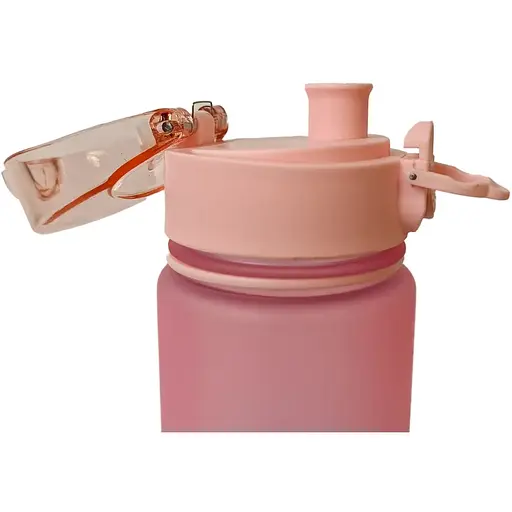 Бутылка для воды Gusto GT-699008-450 Step 450 мл розовая (144365) - фото 4