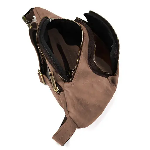 Шкіряна бананка Tarwa 14х36х8 см sum0025665 - фото 2