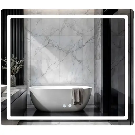 Зеркало Qtap Mideya (MI2) прямоугольное с LED-подсветкой Touch QT2078NCF807048476 - фото 1