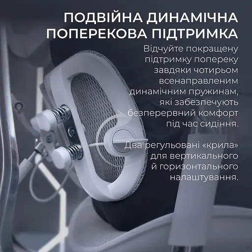 Игровое кресло Sihoo DORO S300 Mesh Light Grey (S300-M202) - фото 8