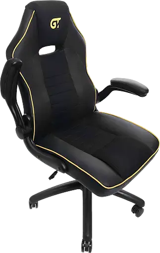Геймерское кресло GT Racer черное с желтым (X-2760 Black/Yellow) - фото 4