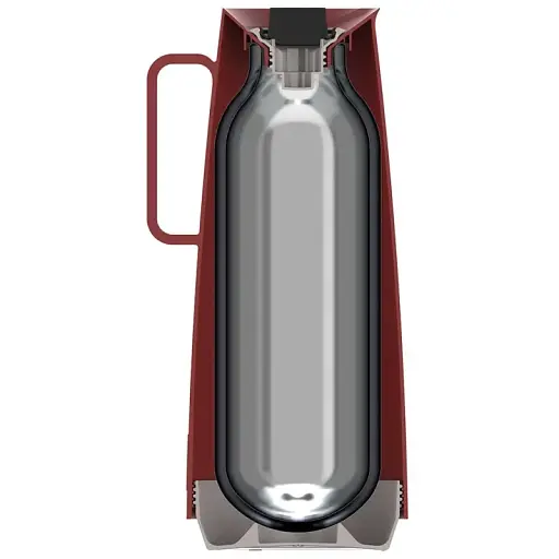 Термос Tramontina Exata 1 л графін червоний (61636/106) - фото 2