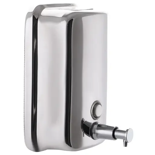 Дозатор для рідкого мила настінний Zerix LR402 ZX2715, Хром - фото 2