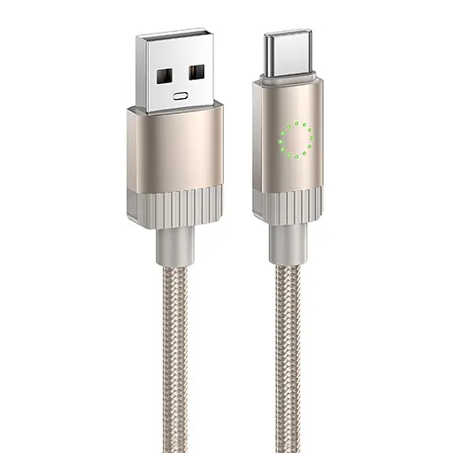 Дата кабель Hoco X117 Star USB to Type-C 3A (1m) Gold