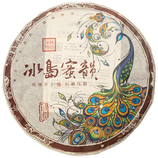 Чай Li Haoqiang Шу Пуер Біндао Мі Юнь Медова мелодія Біндао 2019р - млинець 357 гр - 1 шт