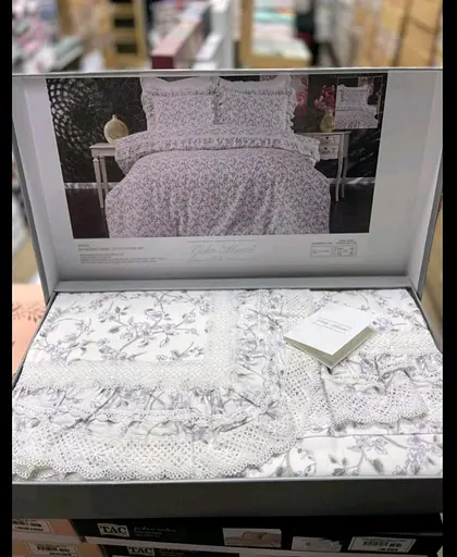 Постільна білизна Gelin Home Gon lila Сатин Преміум Gelin Home pbe0052007 - фото 2