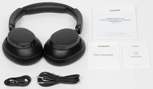 Навушники бездротові Ugreen Studio Pro 48dB Anc 2025 120 годин чорні - фото 10