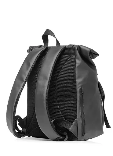 Жіночий рюкзак Sambag RollTop Milton чорний 41 x 30 x 16 см (24251001) - фото 2