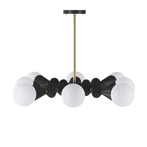 Люстра Stella dome V8 PikArt арт. 6007 Золотий/чорний - фото 1