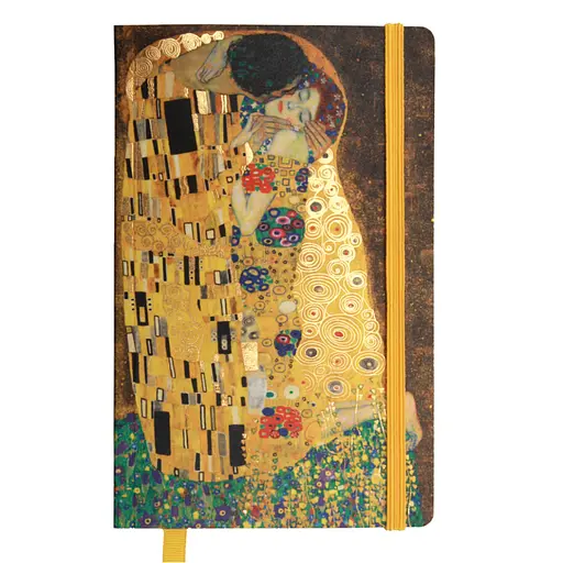 Записная книжка из Нанокрафта Густав Климт "Поцелуй" 20201-KR в точку, мягкий переплет, 96 листов