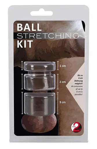 Набор эрекционных колец You2Toys Ball Stretching Kit 3 шт. черный - фото 8