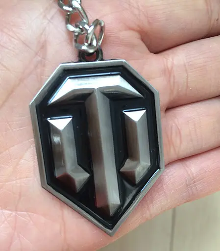 Брелок GeekLand World of Tanks Світ танків лого WoT 21.82 - фото 4