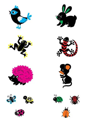 Мої перші улюбленці. Контрастні картинки - фото 6