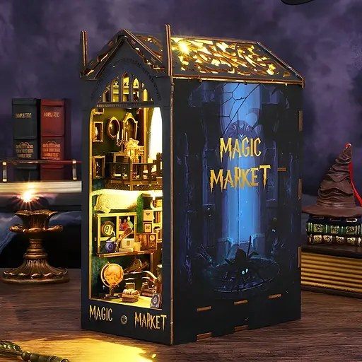 3D конструктор Бук Нук Magic Market своїми руками, світлові ефекти - фото 5
