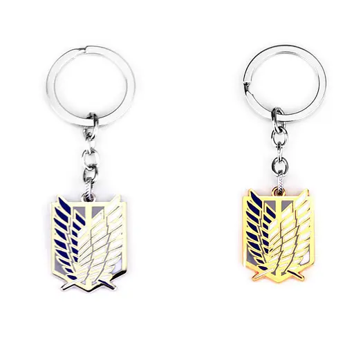 Брелок Атака титанов Attack on Titan Logo серебро AoT 22.5.793 - фото 2