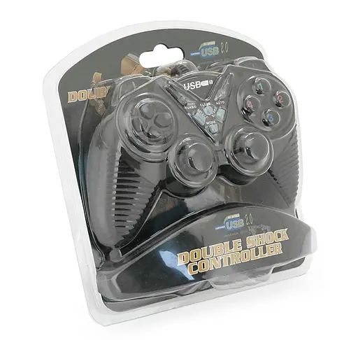 Геймпад USB джойстик ПК Voltronic DualShock USB908 Black - фото 4