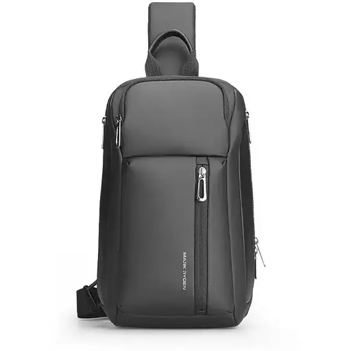 Рюкзак Mark Ryden с одной лямкой Brad MR7808 с карманом для планшета 11 дюймов Черный - фото 1